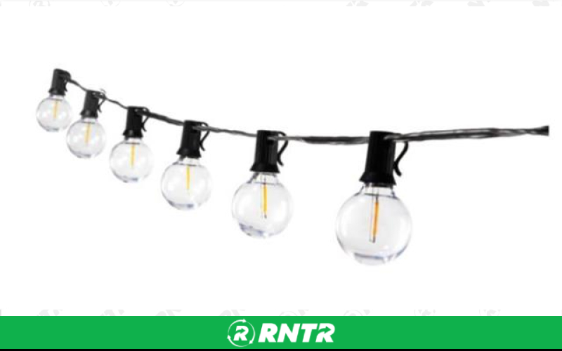 Generic Bistro Sting Lights G40 Black 25FT – For rent in Mount Airy, North Carolina – Cooke Rentals MA | RNTR.com – Image 3 of 3