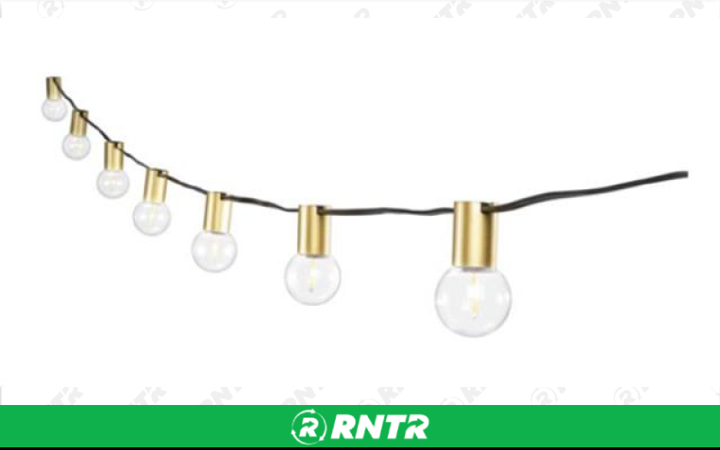 Generic Bistro String Lights G40 Gold LED – For rent in Mount Airy, North Carolina – Cooke Rentals MA | RNTR.com – Image 1 of 2