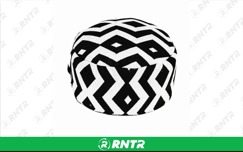 Generic Black and White Tribal Print Bean Bag – For rent in Portland, Oregon – Peter Corvallis Productions | RNTR.com – Image 1 of 1