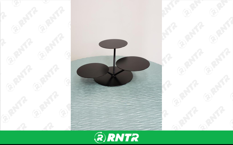 Generic BLACK LILY PAD DISPLAY STAND – For rent in Mount Airy, North Carolina – Cooke Rentals MA | RNTR.com – Image 1 of 1