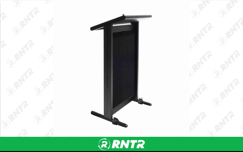 Generic Black Metal Podium – For rent in Portland, Oregon – Peter Corvallis Productions | RNTR.com – Image 2 of 2