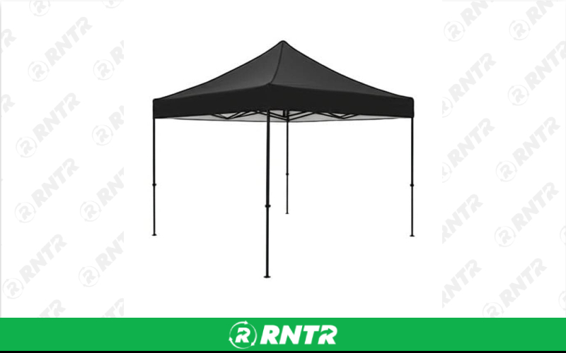 Generic Black Pop Up Tent 10'X10' - 8'x8' at Top – For rent in allendale, michigan – Allendale Ace | RNTR.com – Image 1