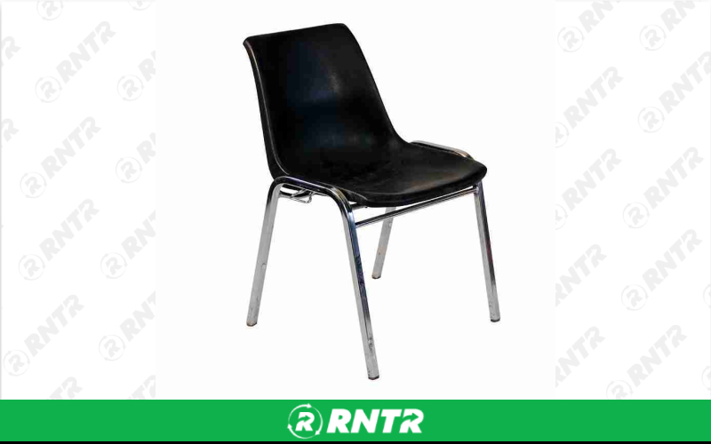Generic Black Sleigh Chair – For rent in Portland, Oregon – Peter Corvallis Productions | RNTR.com – Image 1 of 1