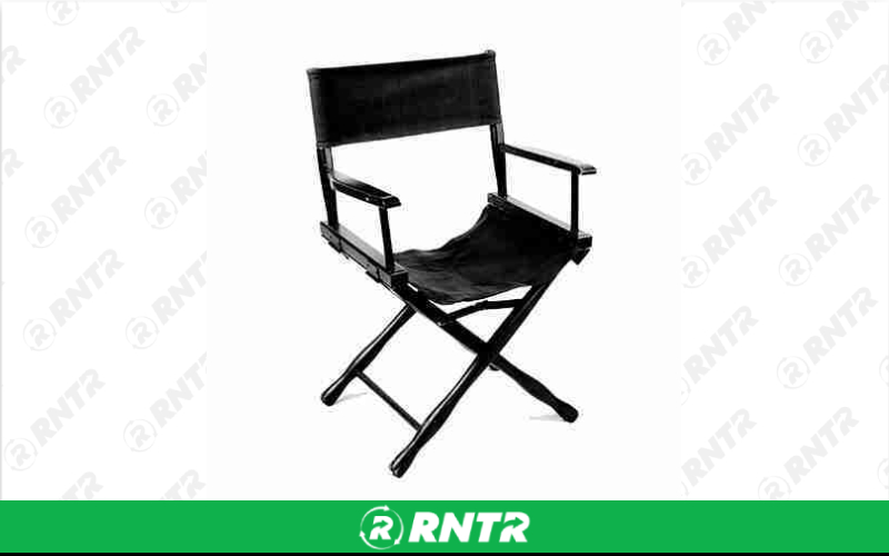 Generic Black Wood Director Chair -  24 – For rent in Portland, Oregon – Peter Corvallis Productions | RNTR.com – Image 1 of 1