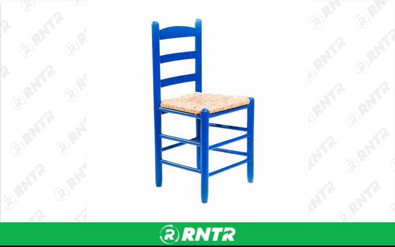 Generic Blue Fiesta Chair – For rent in Portland, Oregon – Peter Corvallis Productions | RNTR.com – Image 1 of 1