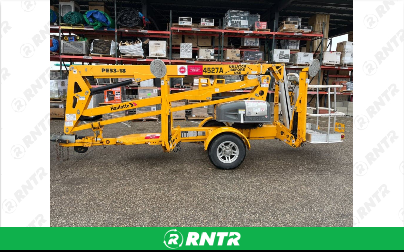 Generic Boom Lift 45’ High x 27’ Reach - 2” Ball - 4 Flat – For rent in allendale, michigan – Allendale Ace | RNTR.com – Image 1