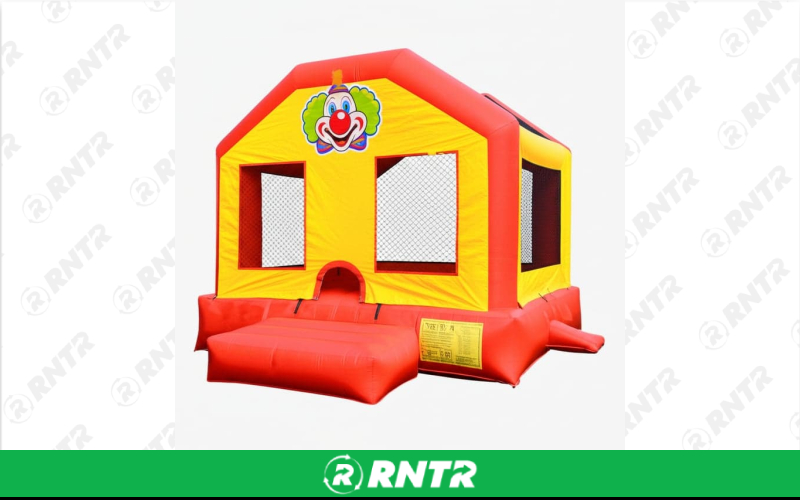 Generic Bounce House 15'x15'x15' (Clown Face Jumper) - orange – For rent in allendale, michigan – Allendale Ace | RNTR.com – Image 1