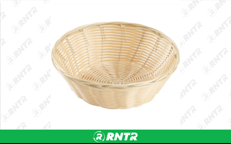 Generic BREAD BASKET 8 ROUND RATTAN NATURAL – For rent in Fresno, California – Expo Party Rentals | RNTR.com – Image 1 of 1