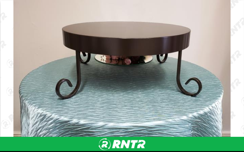 Generic BRONZE MAJESTIC 18 ROUND CAKE STAND – For rent in Mount Airy, North Carolina – Cooke Rentals MA | RNTR.com – Image 1 of 1
