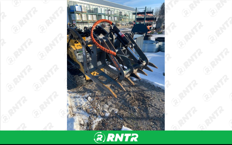 Generic Brush Rake (Grapple) Attachment - Mini Skid Steer REQ 40024-336 – For rent in allendale, michigan – Allendale Ace | RNTR.com – Image 1