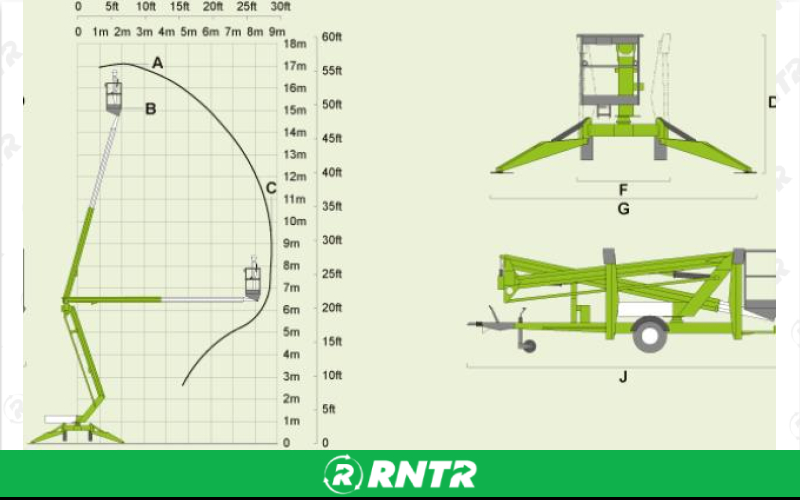 Generic BUCKET LIFT 56' TOWABLE – For rent in Mount Airy, North Carolina – Cooke Rentals MA | RNTR.com – Image 1 of 3