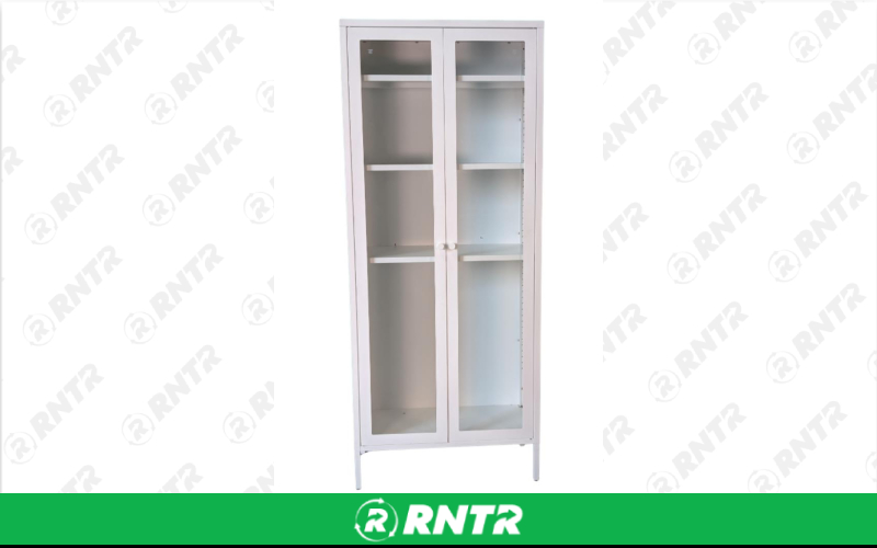 Generic CABINET - WHITE GLASS DOOR – For rent in Fresno, California – Expo Party Rentals | RNTR.com – Image 1 of 1
