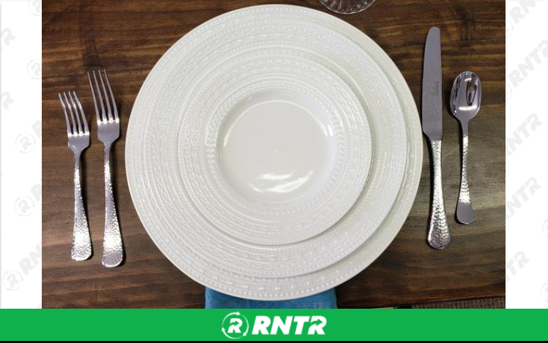 Generic CASALE LINEN SALAD PLATE 7.75 – For rent in Mount Airy, North Carolina – Cooke Rentals MA | RNTR.com – Image 1 of 2