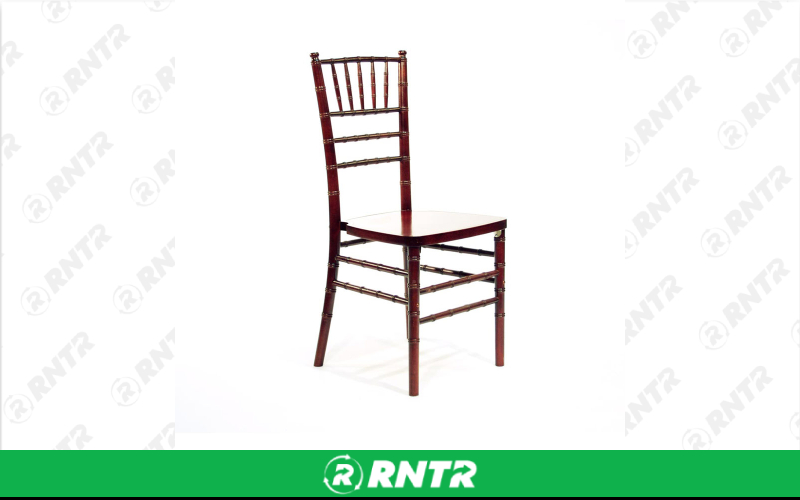 Generic Cherrywood Chiavari Chair with Cushion – For rent in Portland, Oregon – Peter Corvallis Productions | RNTR.com – Image 1 of 2