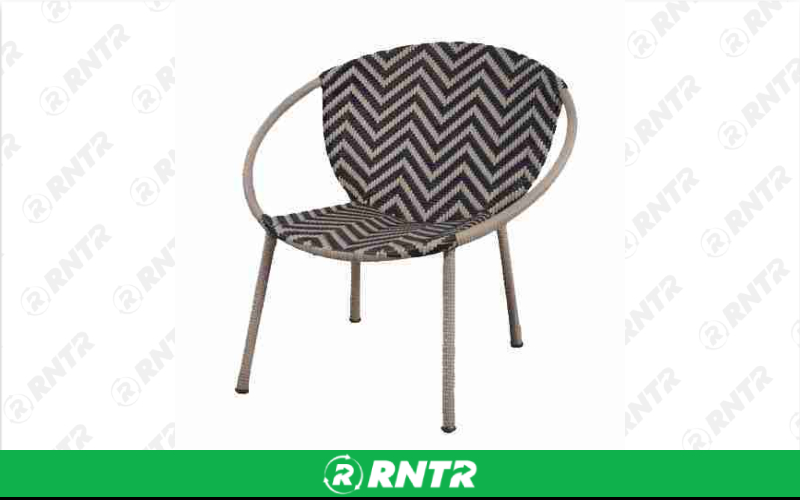 Generic Chevron Patio Stacking Chair – For rent in Portland, Oregon – Peter Corvallis Productions | RNTR.com – Image 1 of 1