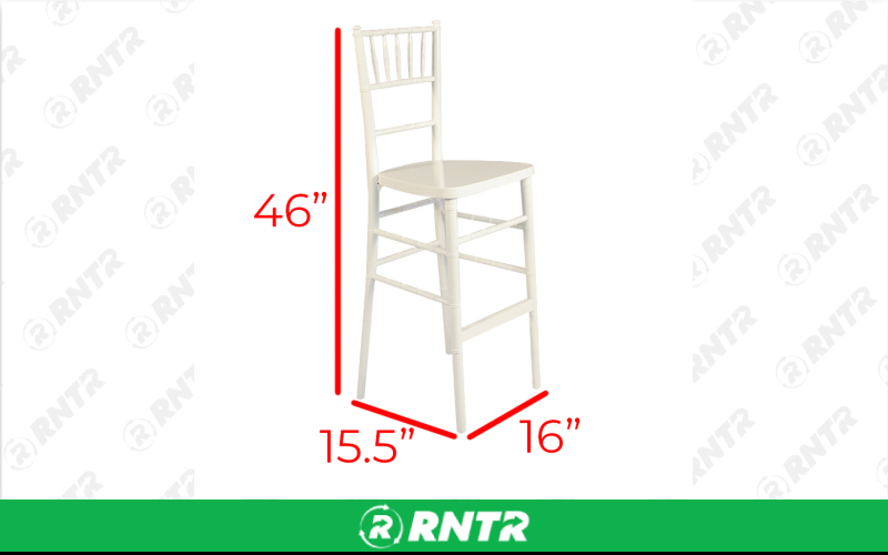 Generic Chiavari Bar Stool - Gold – For rent in Portland, Oregon – Peter Corvallis Productions | RNTR.com – Image 2 of 2