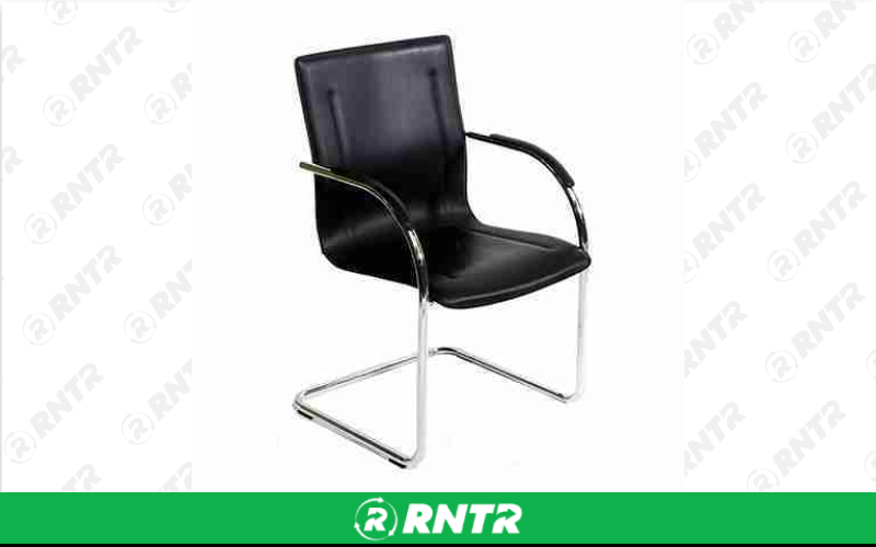 Generic Chrome with Black Leather Seat Chair – For rent in Portland, Oregon – Peter Corvallis Productions | RNTR.com – Image 1 of 1