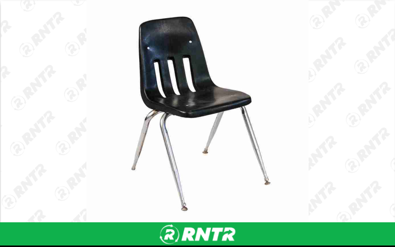 Generic Classic School Chair -  Black – For rent in Portland, Oregon – Peter Corvallis Productions | RNTR.com – Image 1 of 1