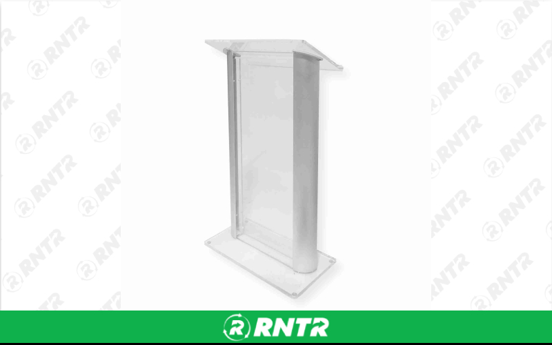 Generic Clear Plexiglass Podium – For rent in Portland, Oregon – Peter Corvallis Productions | RNTR.com – Image 1 of 2