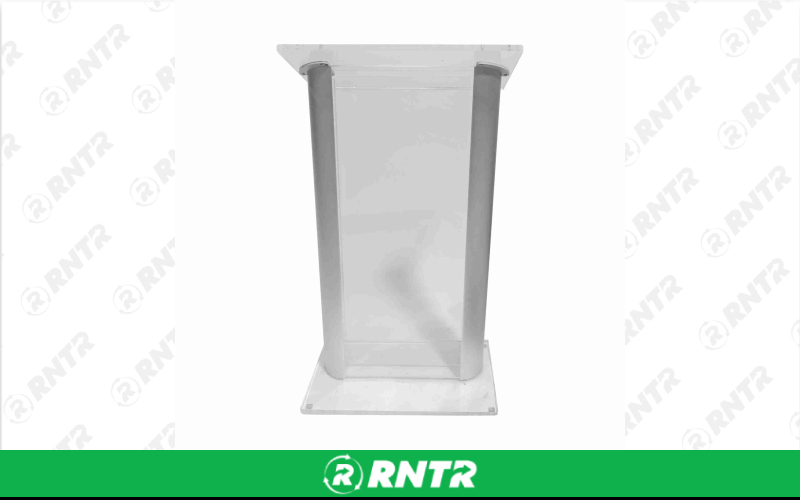 Generic Clear Plexiglass Podium – For rent in Portland, Oregon – Peter Corvallis Productions | RNTR.com – Image 2 of 2