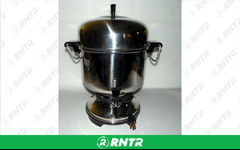Generic COFFEE MAKER 55 CUP POLISHED – For rent in Mount Airy, North Carolina – Cooke Rentals MA | RNTR.com – Image 1 of 1