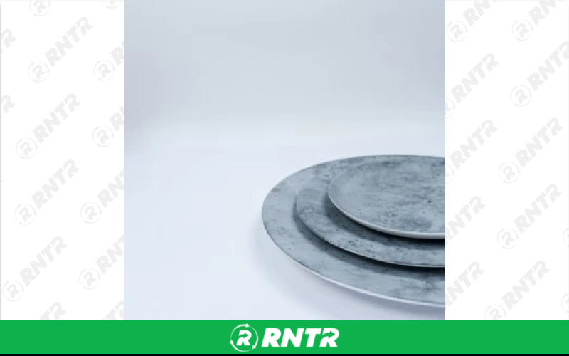 Concrete China Collection - Salad or Dessert Plate – For rent in Englewood, Colorado – Allwell Rents | RNTR.com – Image 1