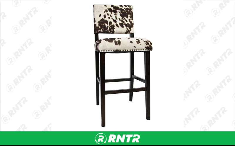 Generic Cowhide Bar Stool – For rent in Portland, Oregon – Peter Corvallis Productions | RNTR.com – Image 1 of 1
