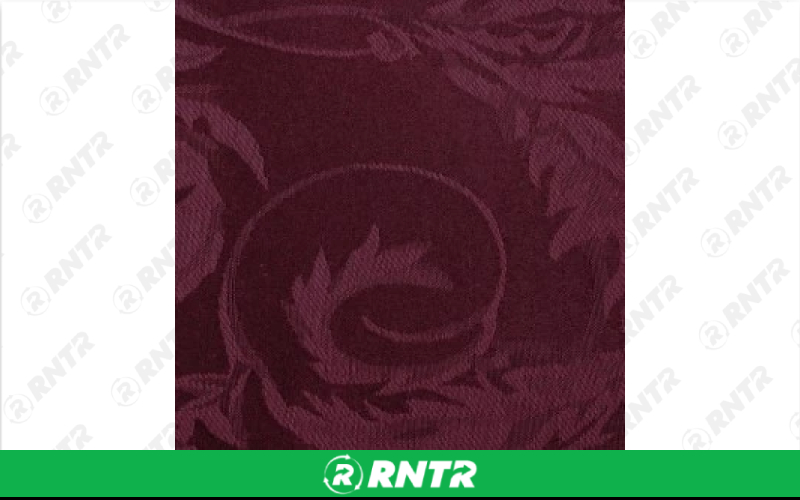  Damask Linen - Burgundy - 84in x 84in Overlay – For rent in englewood, colorado – Allwell Rents | RNTR.com – Image 1