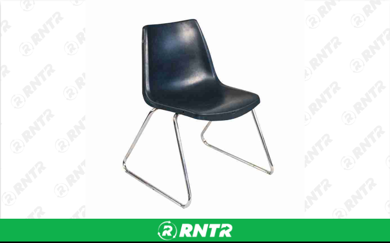 Generic Dark Grey Plastic Chair – For rent in Portland, Oregon – Peter Corvallis Productions | RNTR.com – Image 1 of 1