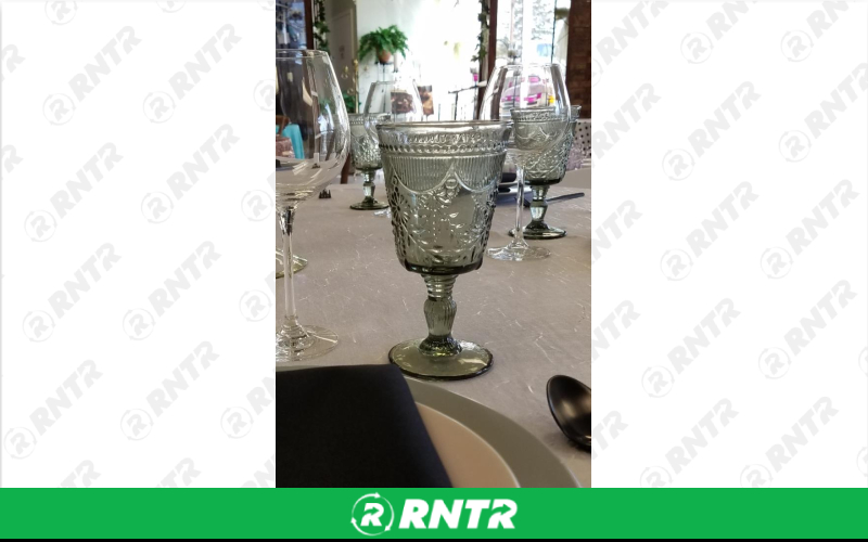 Generic DEBUTANT GOBLET GREY 10oz. – For rent in Mount Airy, North Carolina – Cooke Rentals MA | RNTR.com – Image 1 of 1