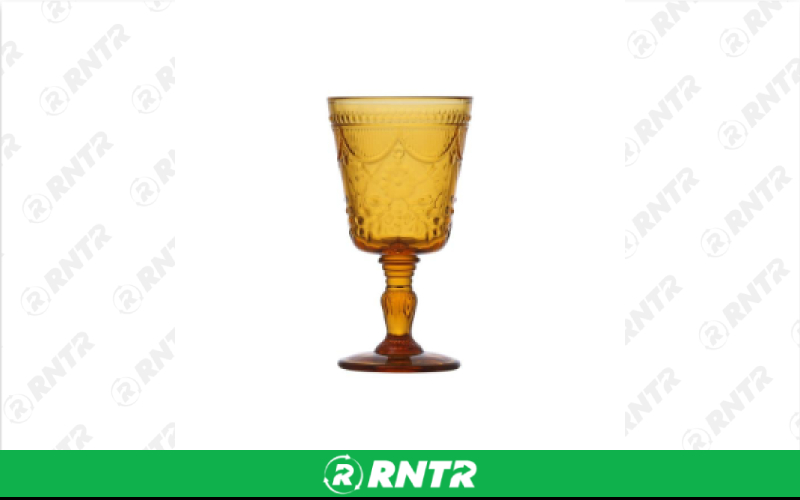  Debutante Amber Goblet 10oz (20) – For rent in englewood, colorado – Allwell Rents | RNTR.com – Image 1