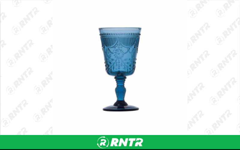  Debutante Blue Goblet 10oz (20) – For rent in englewood, colorado – Allwell Rents | RNTR.com – Image 1