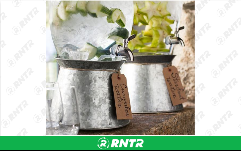 Generic DISPENSER STAND GALVANIZED METAL – For rent in Mount Airy, North Carolina – Cooke Rentals MA | RNTR.com – Image 1 of 1