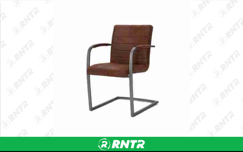 Generic Distressed Suede Chair – For rent in Portland, Oregon – Peter Corvallis Productions | RNTR.com – Image 1 of 1