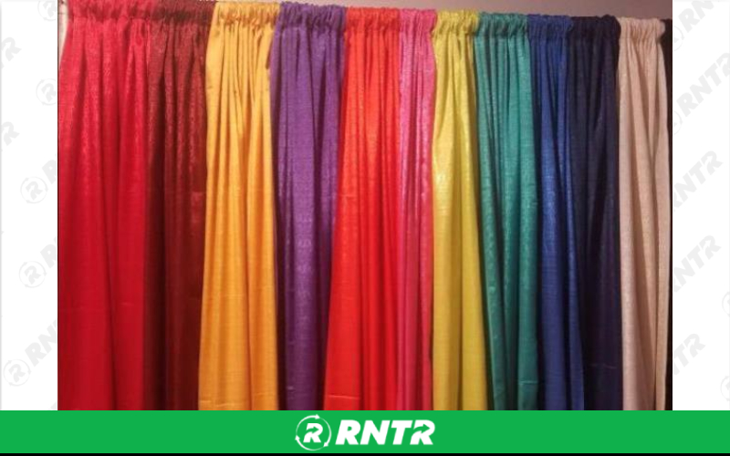 Generic Drape Panel 12' Burgundy – For rent in Fresno, California – Expo Party Rentals | RNTR.com – Image 1 of 2