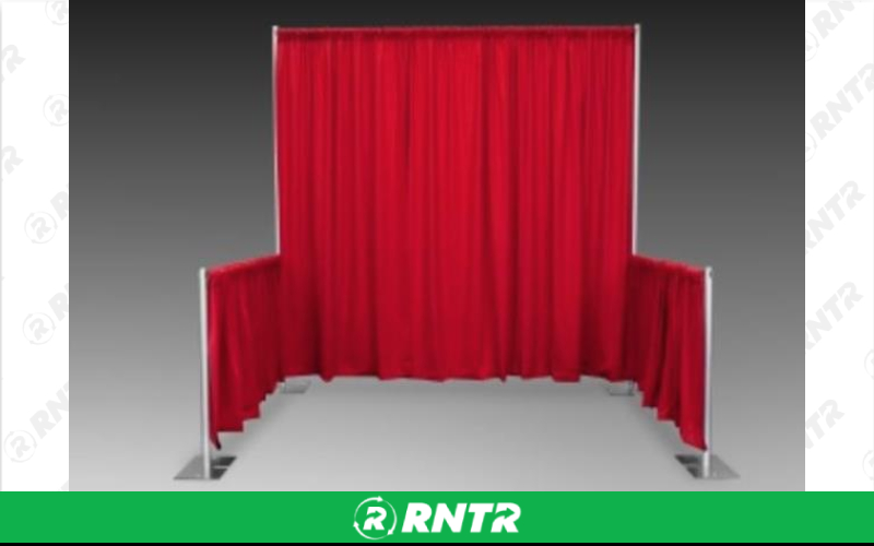 Generic Drape Panel 3' Plum – For rent in Fresno, California – Expo Party Rentals | RNTR.com – Image 2 of 3