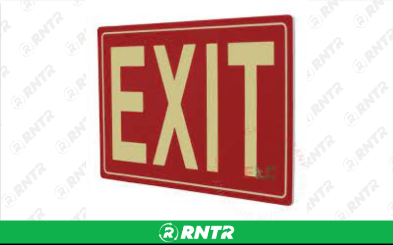 Generic EXIT SIGN-NON LITE – For rent in Mount Airy, North Carolina – Cooke Rentals MA | RNTR.com – Image 1