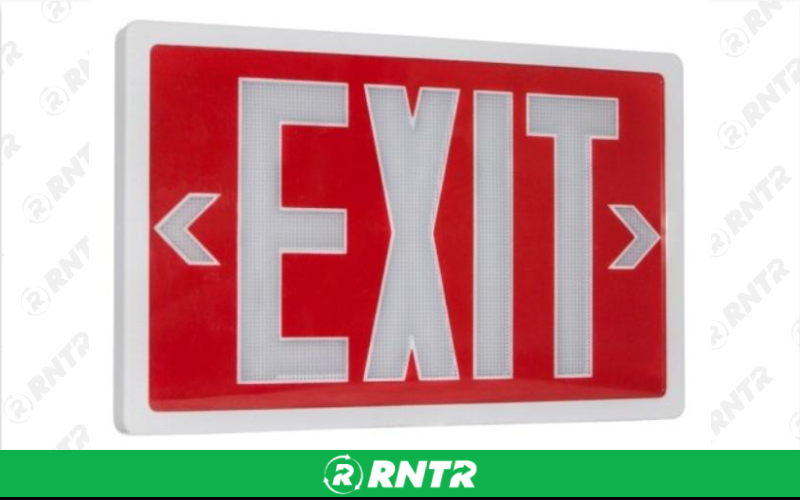 Generic EXIT SIGN/LIGHTED – For rent in Mount Airy, North Carolina – Cooke Rentals MA | RNTR.com – Image 1 of 1