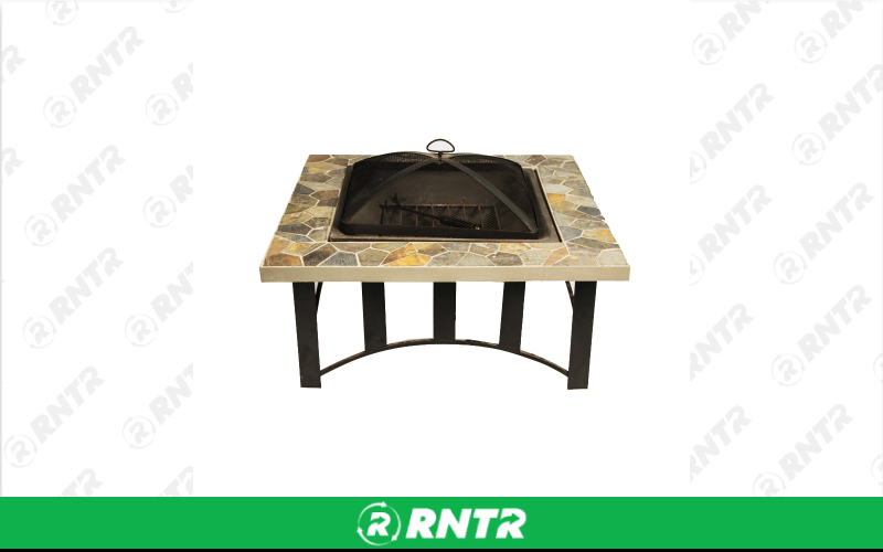 Generic Fire Pit -  Square -  Tile Edge – For rent in Portland, Oregon – Peter Corvallis Productions | RNTR.com – Image 1 of 1