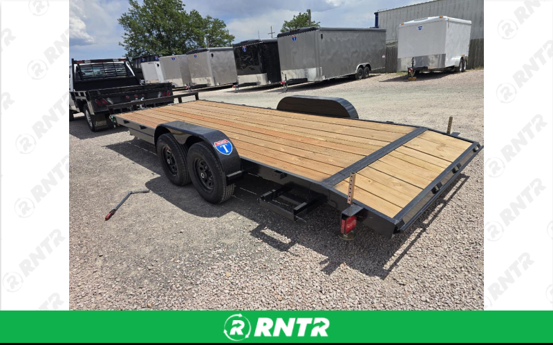 Carry On Flat Bed Trailer – For rent in cheyenne, wyoming – Backyard Rentals  | RNTR.com – Image 1