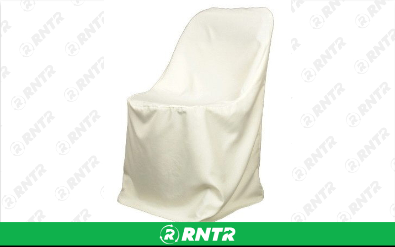 Generic FOLDING CHAIRCOVER IVORY-101 – For rent in Mount Airy, North Carolina – Cooke Rentals MA | RNTR.com – Image 1 of 1