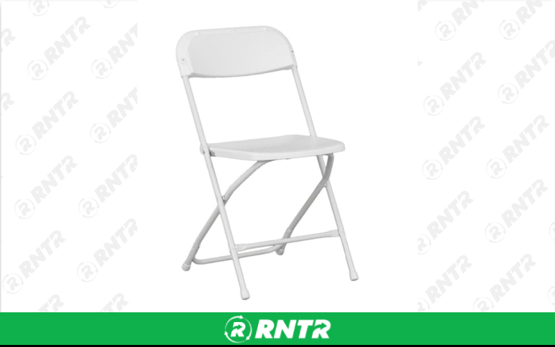 Generic Folding Chairs (Poly White) – For rent in allendale, michigan – Allendale Ace | RNTR.com – Image 1