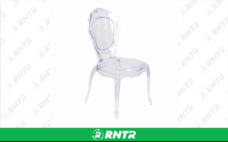 Generic Ghost Chair -  Scallop Edge Top – For rent in Portland, Oregon – Peter Corvallis Productions | RNTR.com – Image 1 of 1