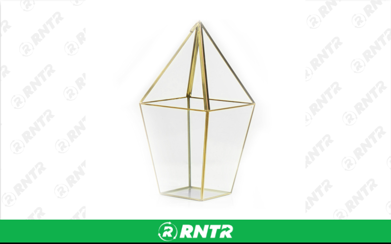 Generic Gold Geometric 4 sided Votive Holder – For rent in Portland, Oregon – Peter Corvallis Productions | RNTR.com – Image 1