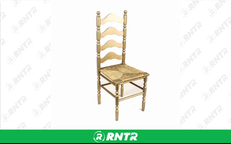 Generic Gold High Back Chair – For rent in Portland, Oregon – Peter Corvallis Productions | RNTR.com – Image 1 of 1