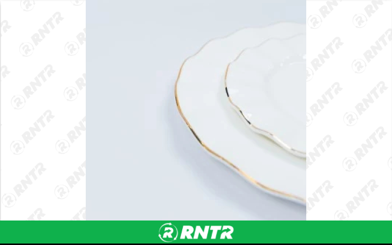  Greta Gold Collection - Salad Plate 8in – For rent in englewood, colorado – Allwell Rents | RNTR.com – Image 1
