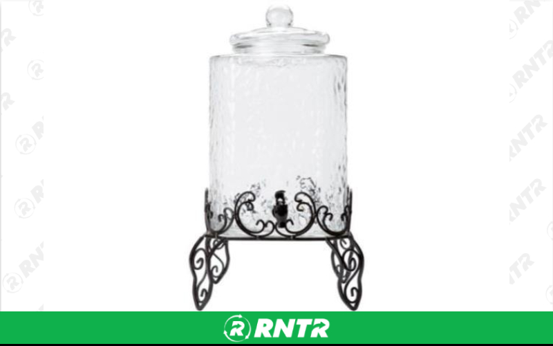 Generic HAMMERED GLASS DRINK DISPENSER 5 GALLON – For rent in Fresno, California – Expo Party Rentals | RNTR.com – Image 1 of 2