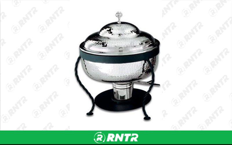 Generic HAMMERED ROUND CHAFER 8QT – For rent in Mount Airy, North Carolina – Cooke Rentals MA | RNTR.com – Image 1 of 1