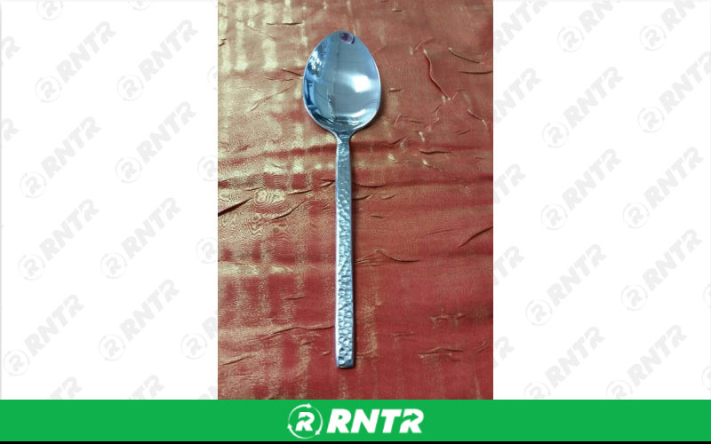 Generic HAMMERED SERVING SPOON 8.5 – For rent in Mount Airy, North Carolina – Cooke Rentals MA | RNTR.com – Image 1 of 1