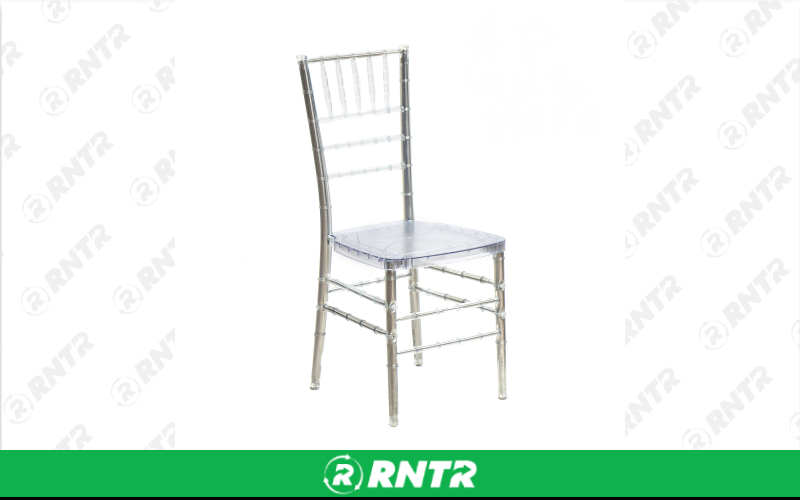 Generic Ice Chiavari Chair with Cushion – For rent in Portland, Oregon – Peter Corvallis Productions | RNTR.com – Image 2 of 2